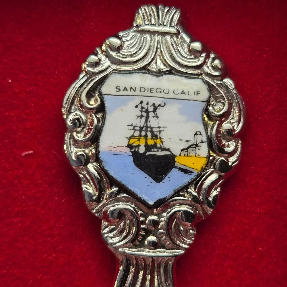 Unbranded 4pc Vintage California Souvenir Spoon Set Travel Collectible Aesthetic